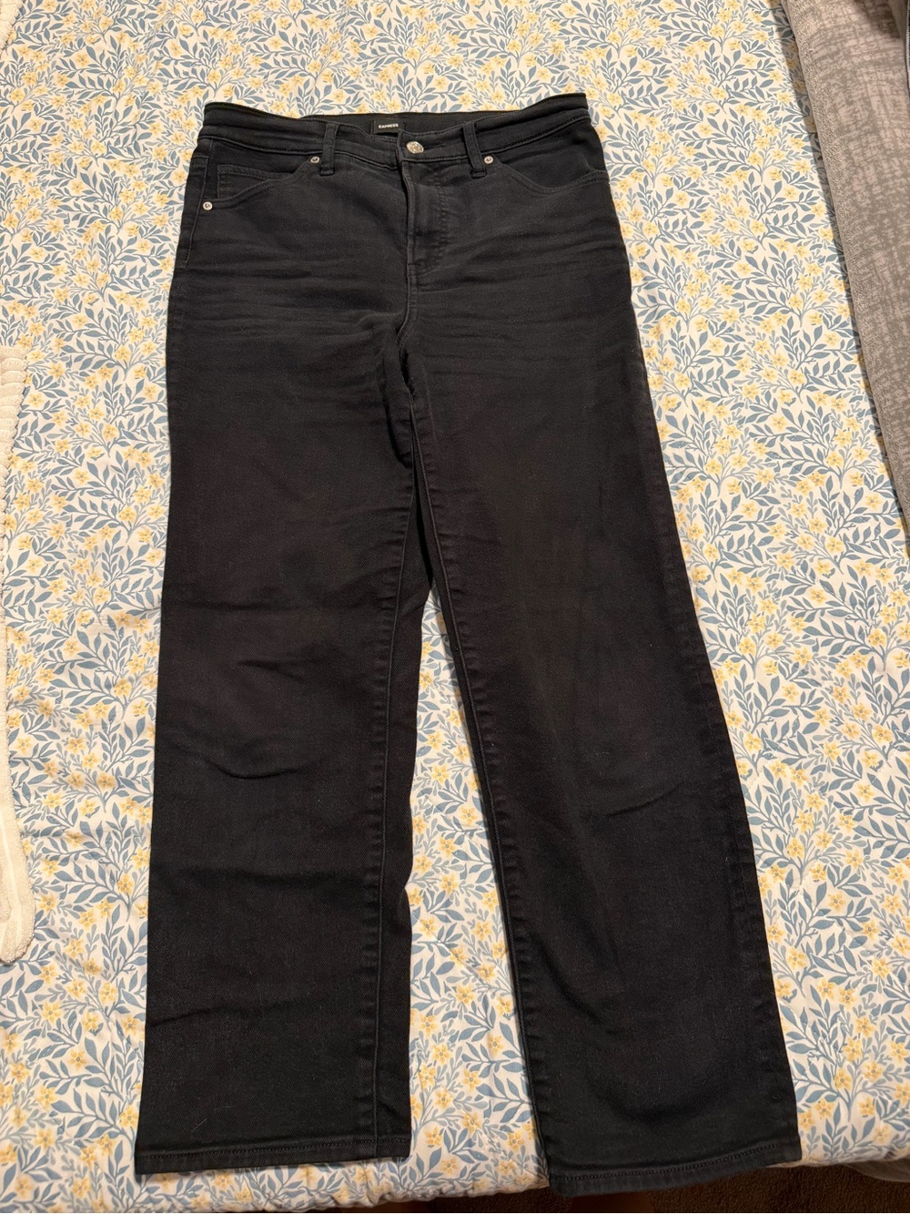 Black Women's ankle Straight-Leg Jeans